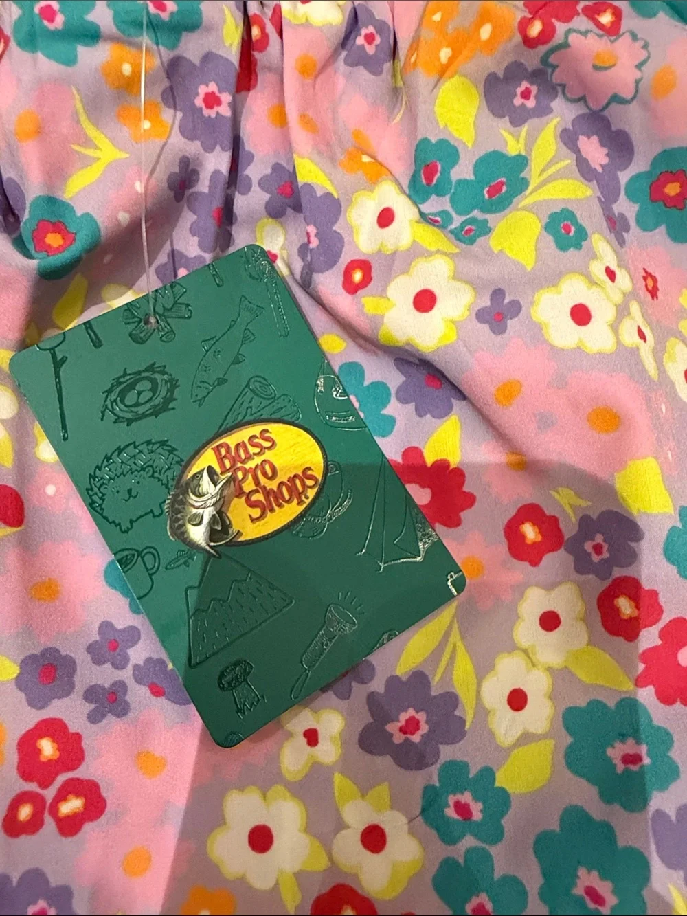 Bass Pro Shops bright floral